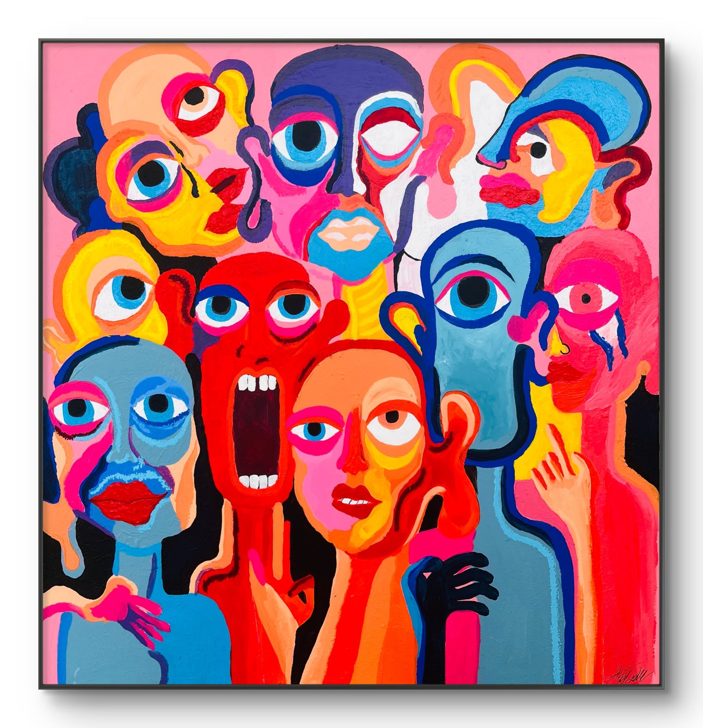 “CROWD” 100x100