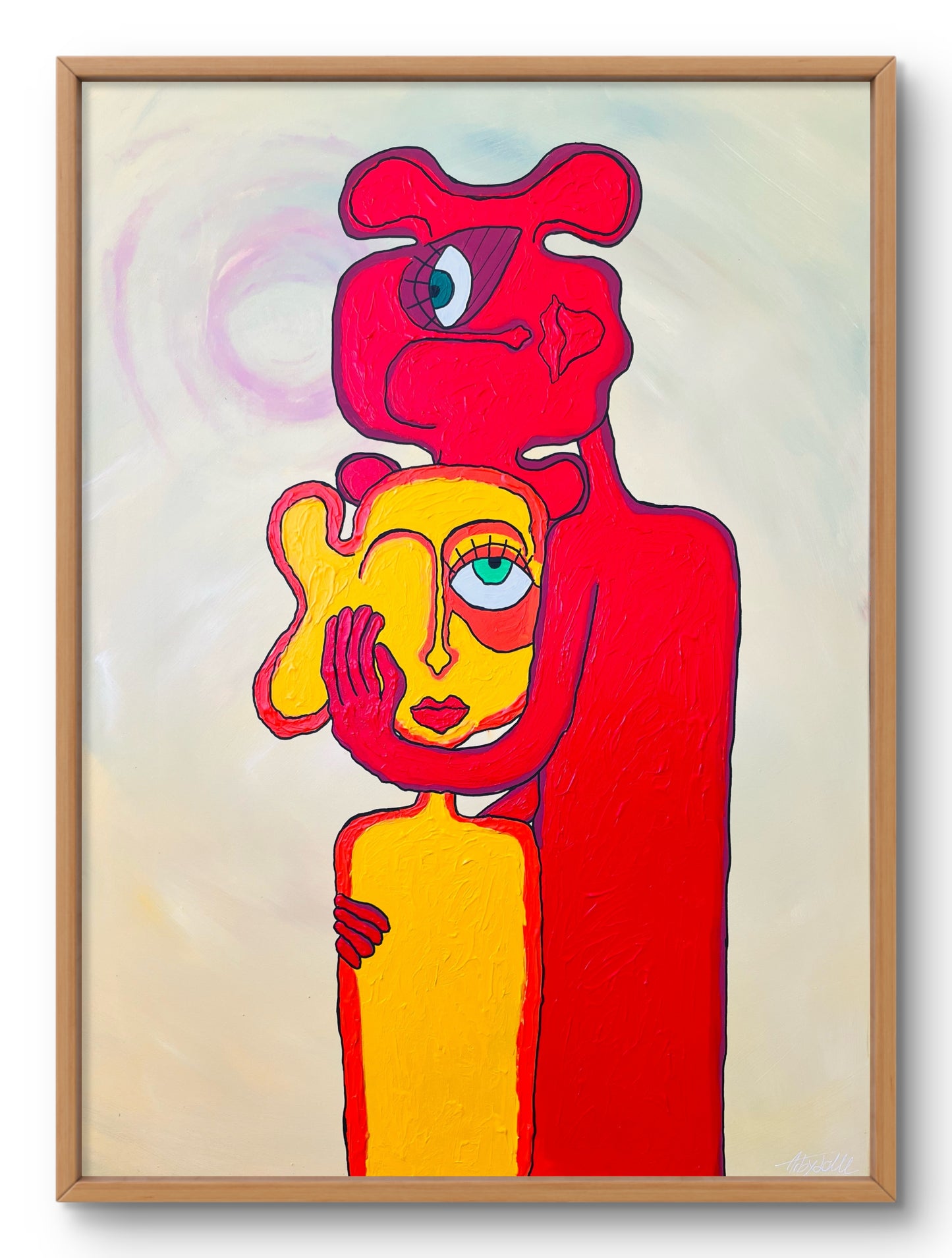 "Devil In Red" 90x120cm
