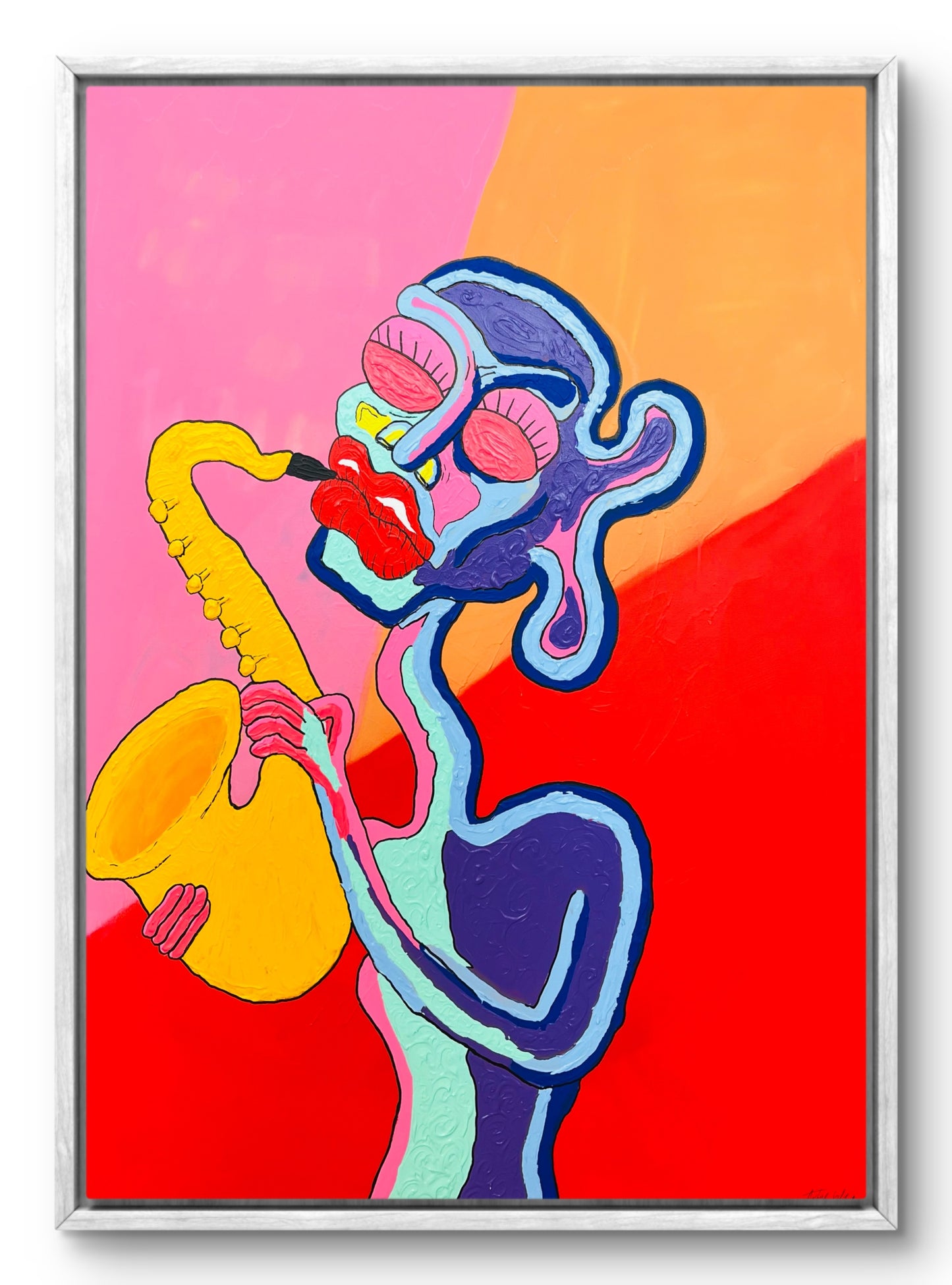 "SAX" 90x120cm
